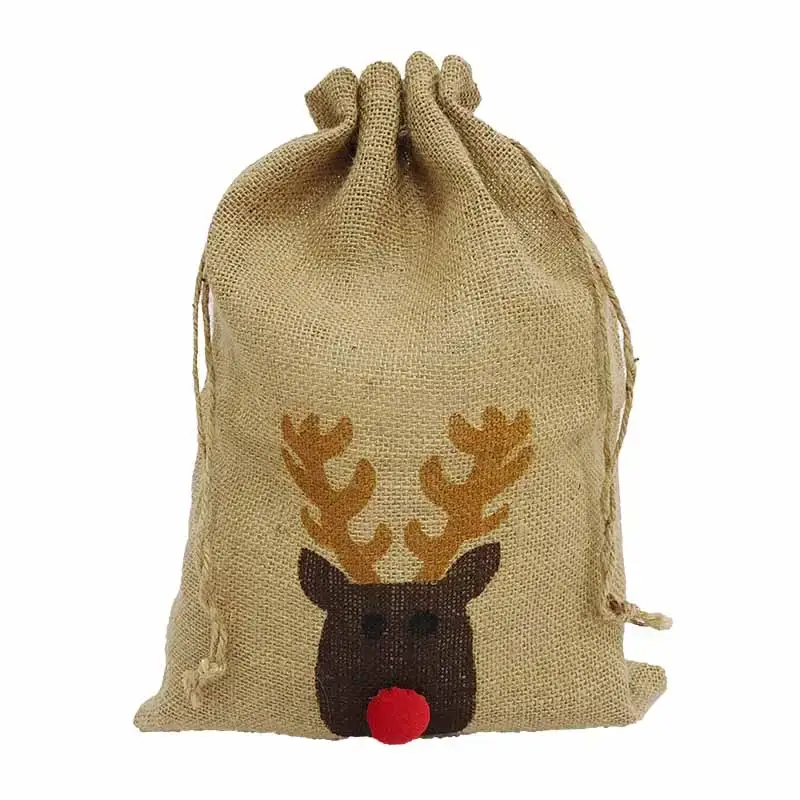 christmas jute bags wholesale