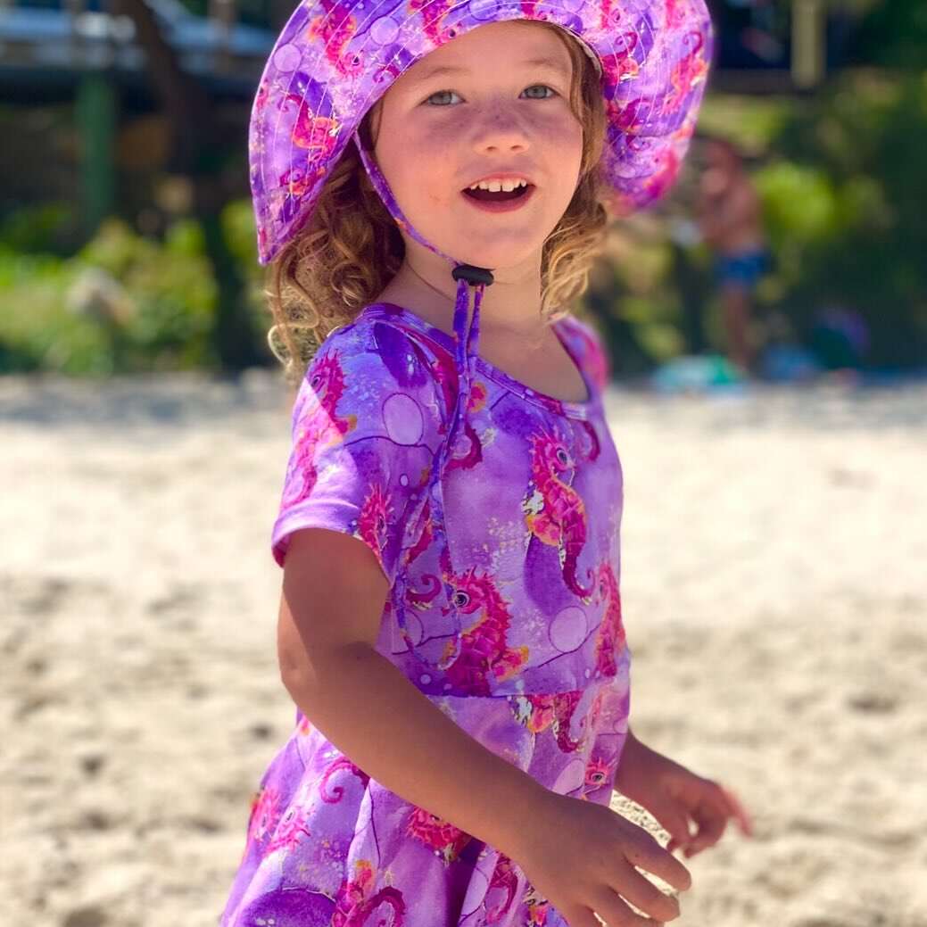 MLY Custom Child Swimwear Girls Printed Bathing Suit