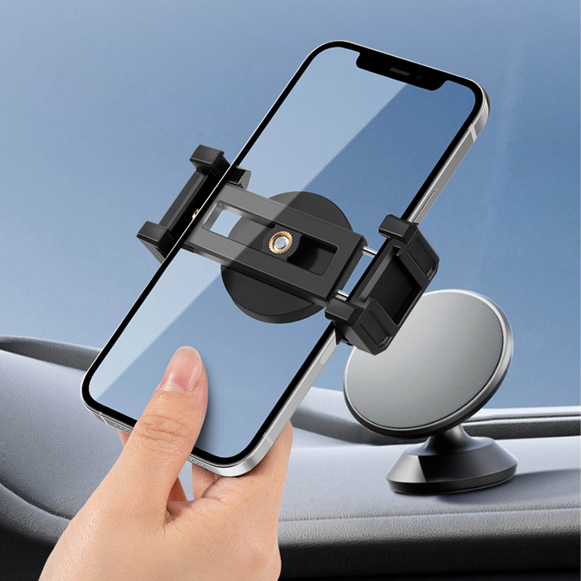 Magnetic Phone Clamp, Freeing Up Your Hands
