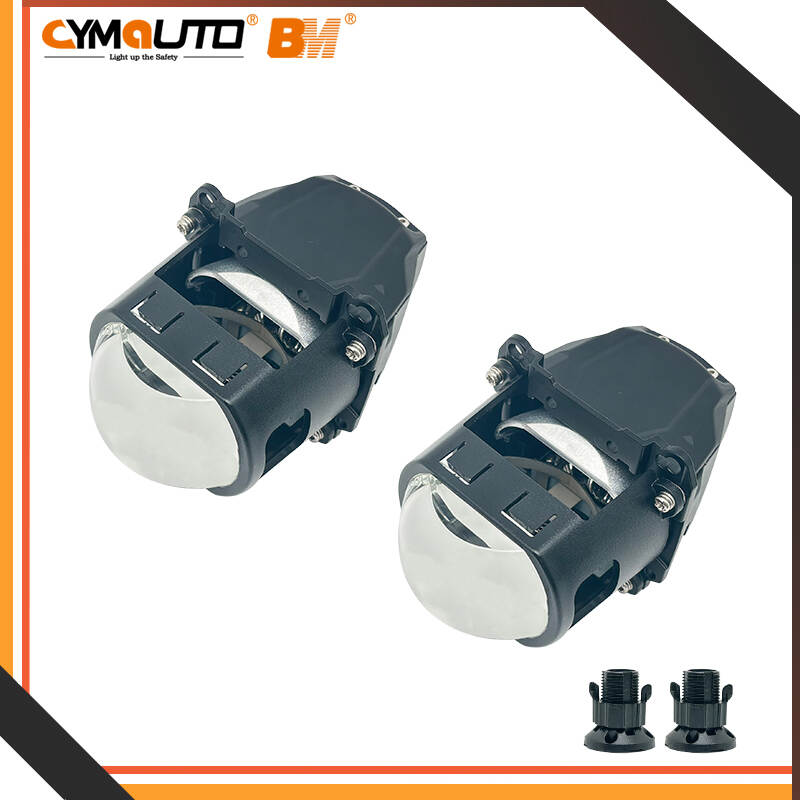 CYMAUTO High Quality 2.5INCH P1 Square Prism 12V/24V LHD/RHD/FLAT Bi LED Lens