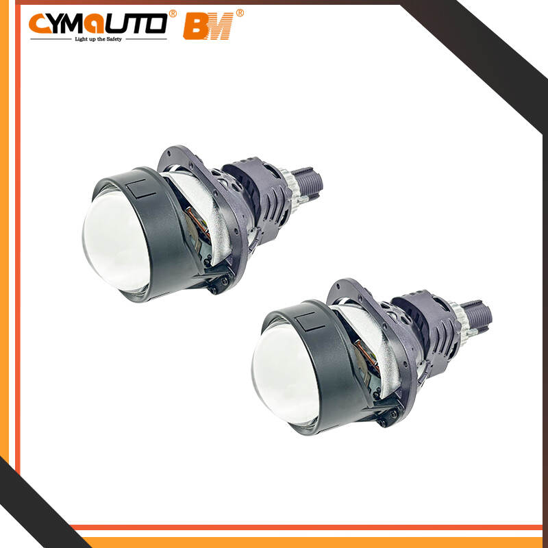 CYMAUTO High Quality 2.5INCH A5 DUAL REFLECTORS 12V/24V LHD/RHD/FLAT Bi LED Lens