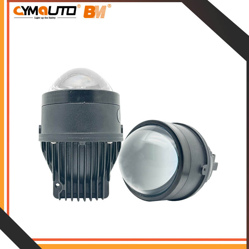 Cymauto F30 Bl-LED Fog Lamp, F30 Three Color Fog Light, 3-Inch Tri-Color LED Fog Lamp, 3000K/4300K/6000K Switchable Fog Light, Multi-Color Car Fog Light, All-Weather Fog Lamp, 3000K Yellow Fog Light, 4300K White Fog Light, 6000K Xenon White Fog Light, Universal LED Fog Light Kit