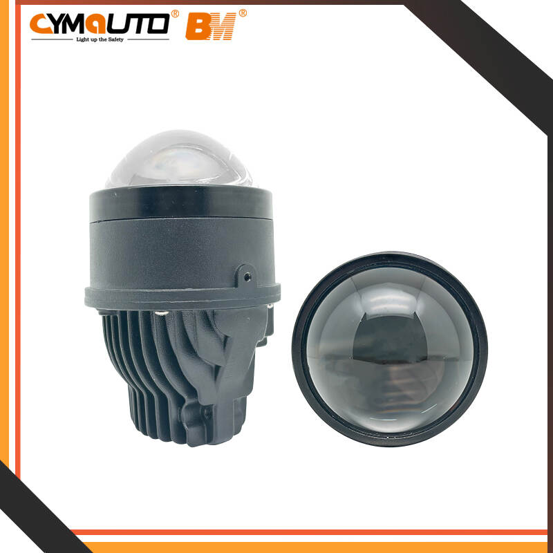 Cymauto F30 Bl-LED Fog Lamp, F30 Three Color Fog Light, 3-Inch Tri-Color LED Fog Lamp, 3000K/4300K/6000K Switchable Fog Light, Multi-Color Car Fog Light, All-Weather Fog Lamp, 3000K Yellow Fog Light, 4300K White Fog Light, 6000K Xenon White Fog Light, Universal LED Fog Light Kit