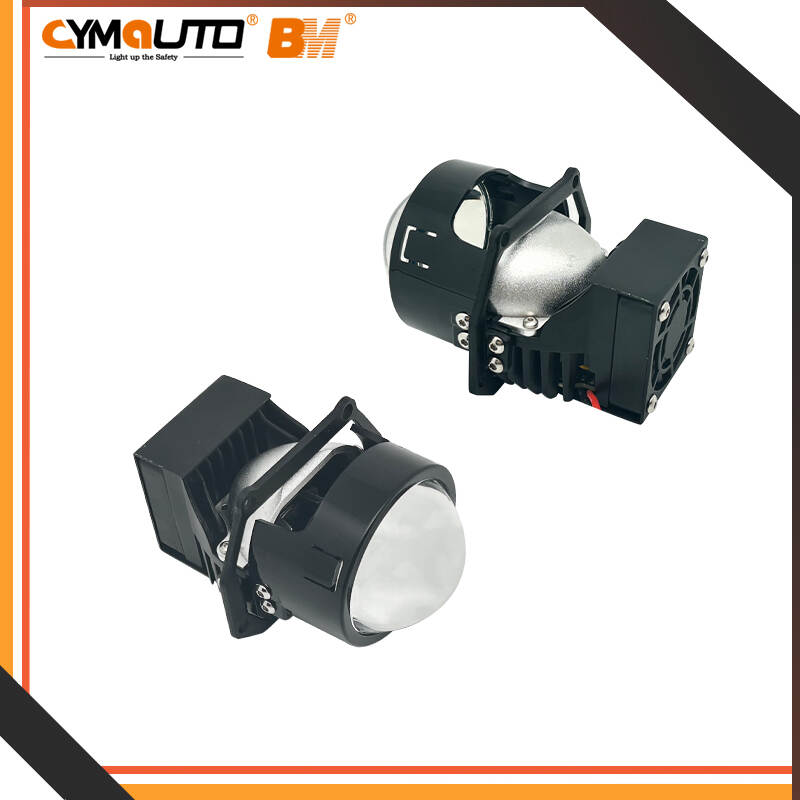 CYMAUTO High Quality 2.0INCH MZ3 DUAL REFLECTORS 12V/24V LHD/RHD/FLAT Bi LED Lens