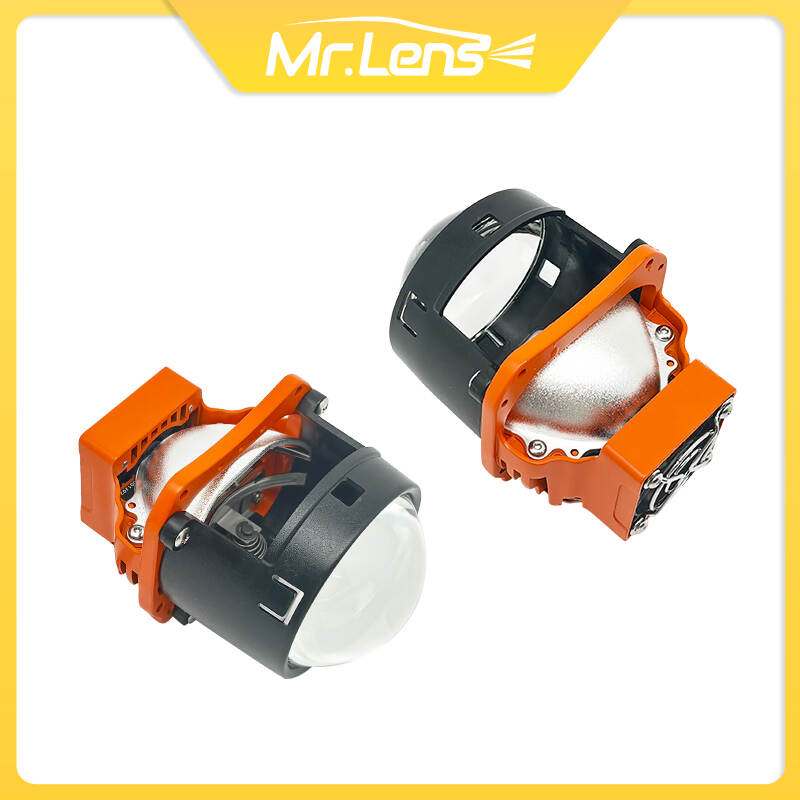 Mr.Lens High Quality 2.5INCH A2.2 DUAL REFLECTORS 12V/24V LHD/RHD/FLAT Bi LED Lens