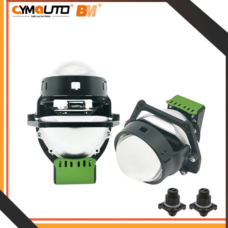 CYMAUTO T26 Projector Lens, 2.5-Inch Triple Reflector Lens, 70W High Power Projector, Automotive Projector Lens, Triple Reflector Headlight, High-Intensity Projector, Car Headlight Retrofit, LED/HID Projector Lens, Custom Headlight Upgrade, T26 Projector for Cars