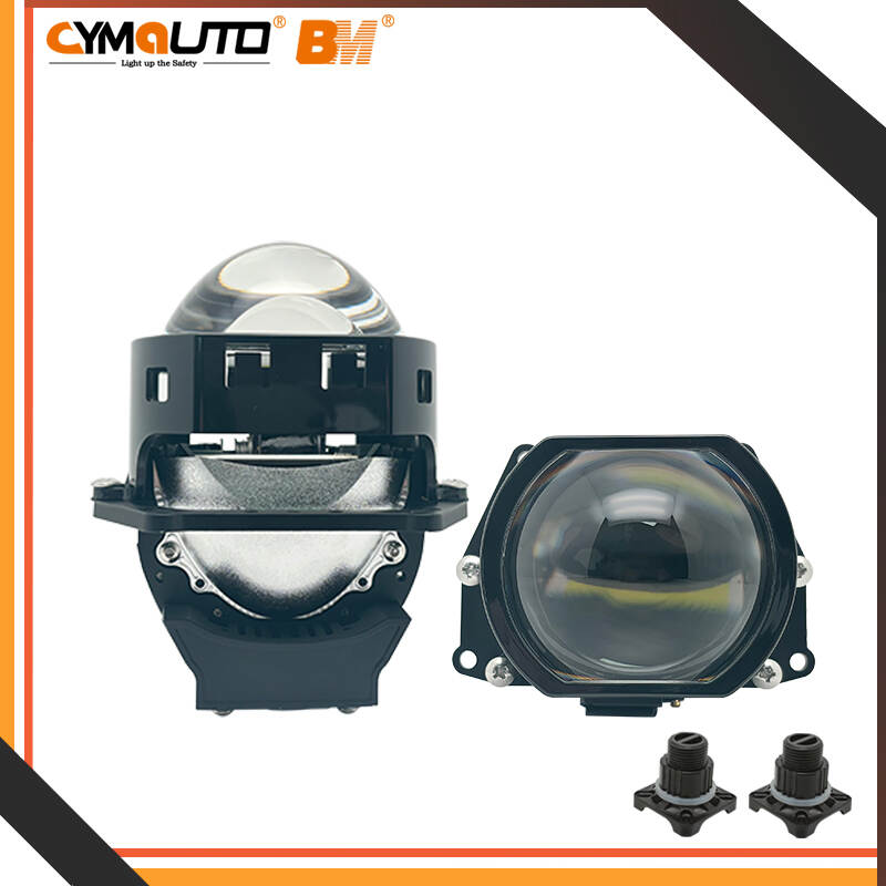 TY7 3inch Square Reflectors Bixenon Projector Lens 65W/75W High Power