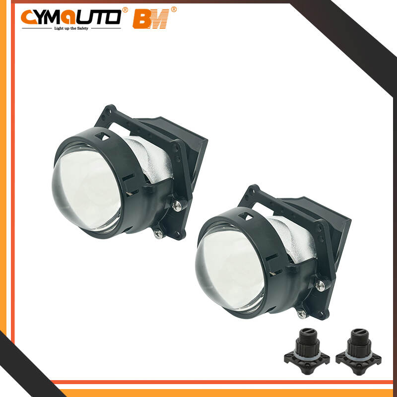 TY7 2.5inch Bixenon Projector, Dual Reflector Projector Lens, 65W 75W Bixenon Lens, High Power Projector Headlight, HID Projector Conversion, 2.5 Inch Projector Lens, Bi-Xenon Retrofit Kit, Automotive Projector Lens, High-Output Headlight Projector, Car Headlight Upgrade