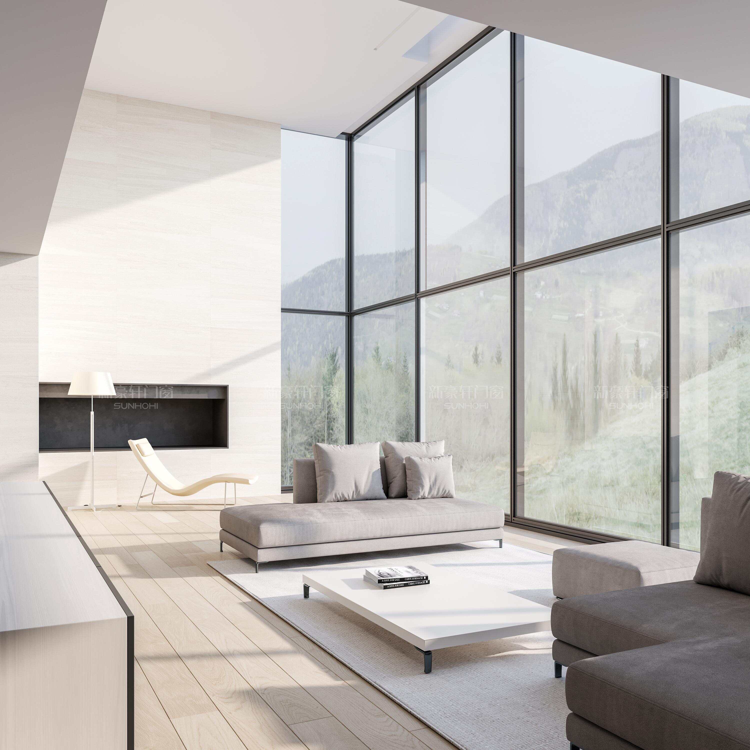 Sky 55 Curtain wall
