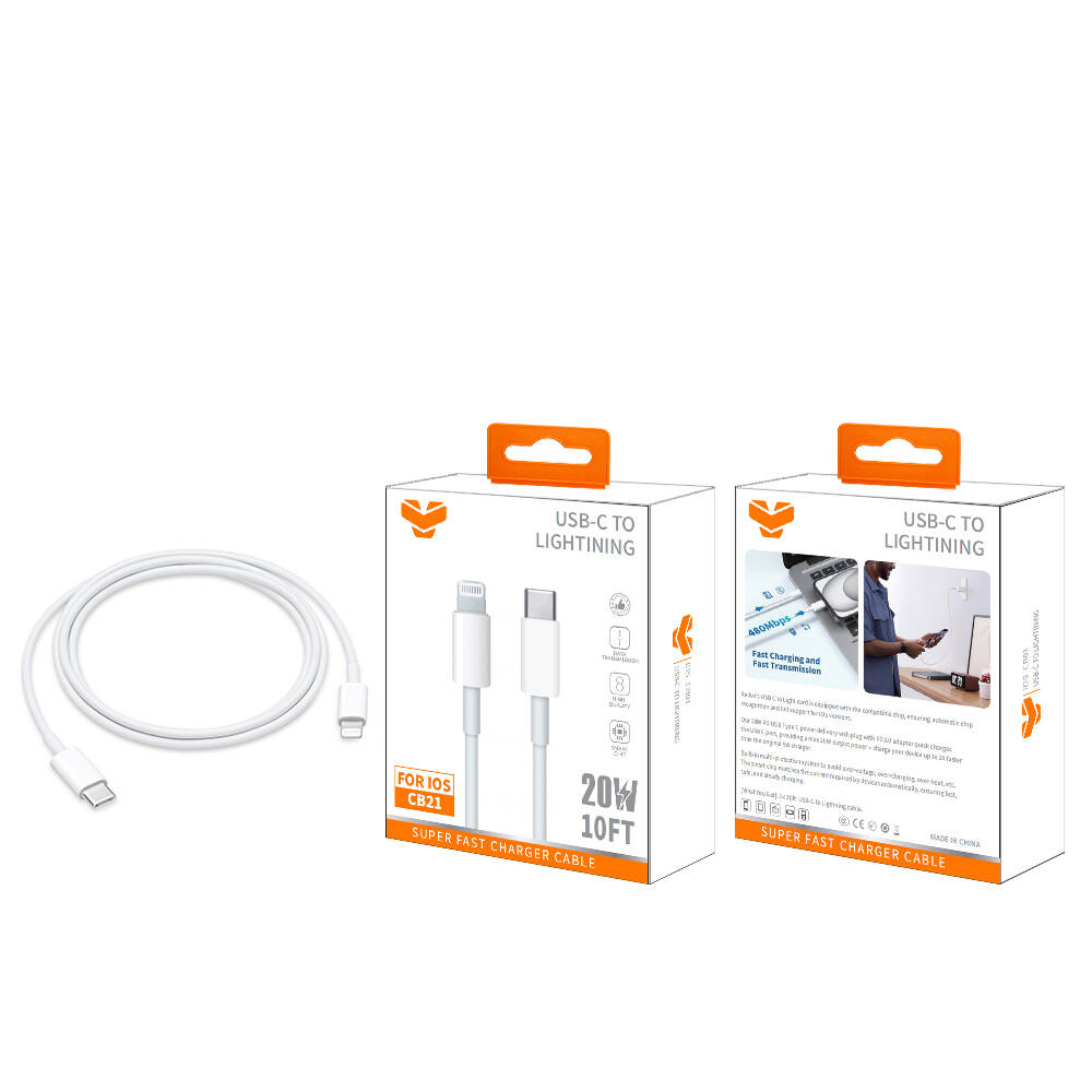Vitog 20W USB-C to Lightning Cable 10FT CB21