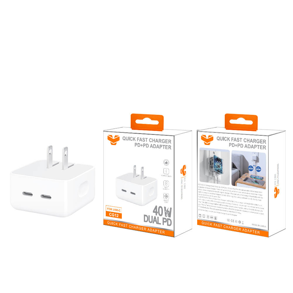 Vitog 40W Dual PD wall charger CG12