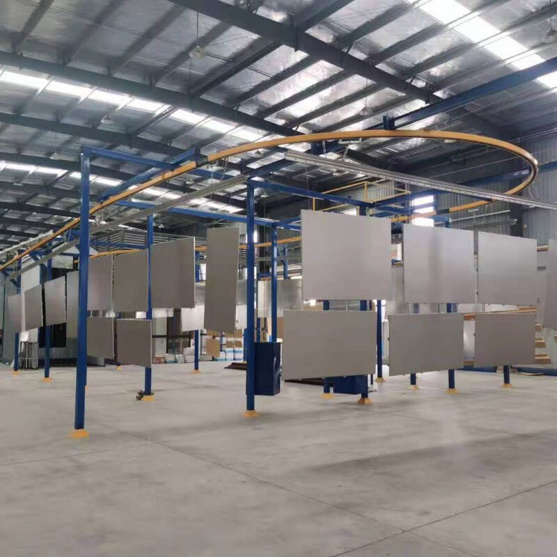electrostatic gun for powder coating, Automated Powder Spray Coating Line For Aluminum Ceiling