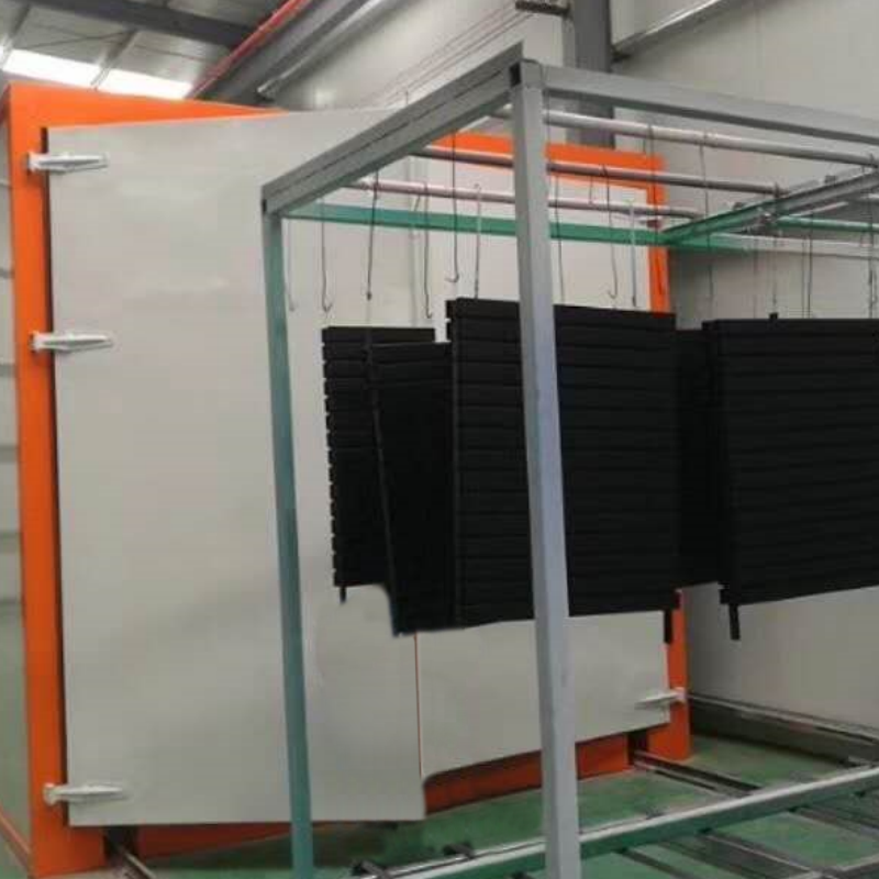 spray paint production line, one line spray paint, water curtain paint spray booth