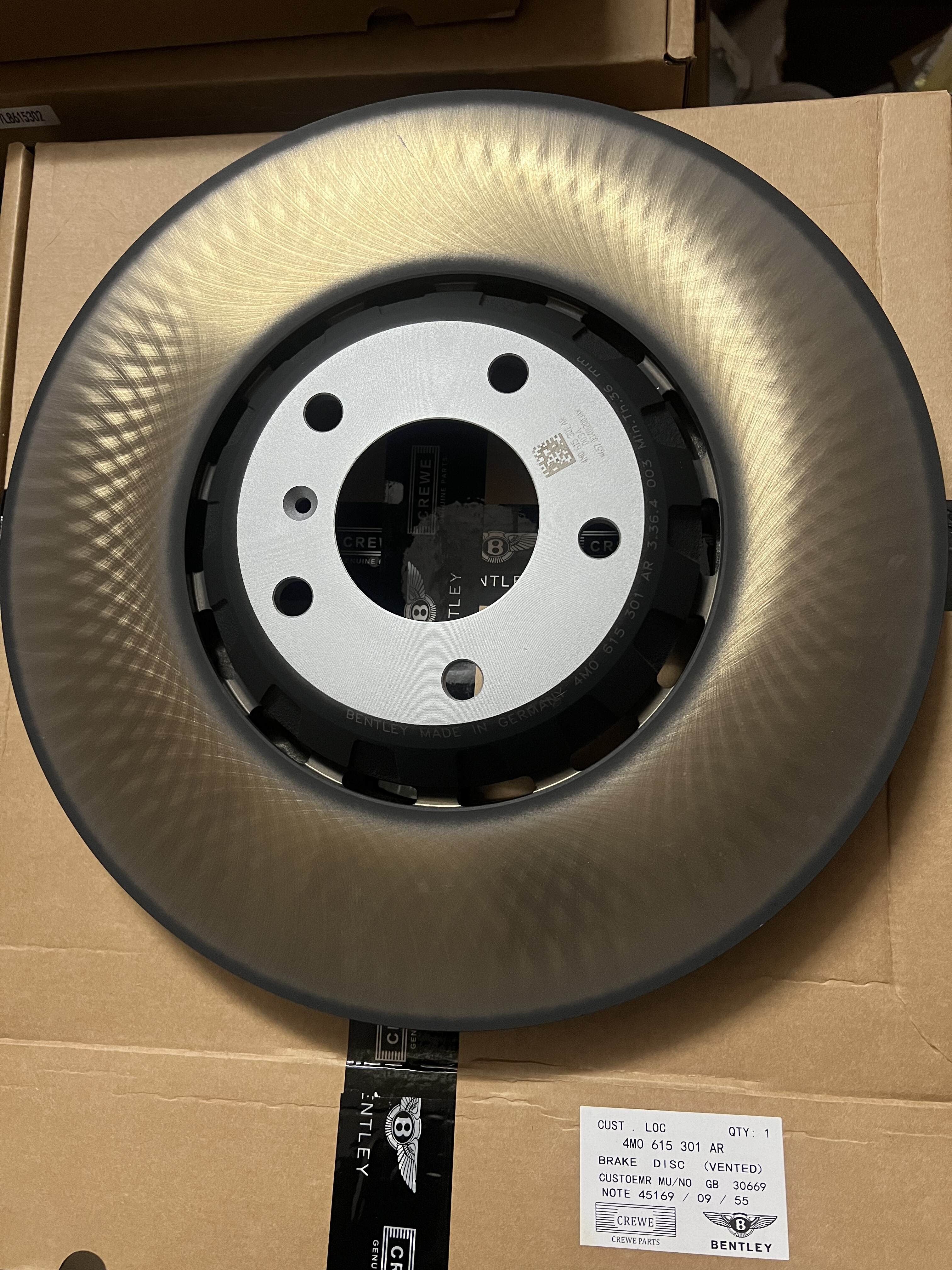 Bentley tianyue brake disc  4M0615301AR