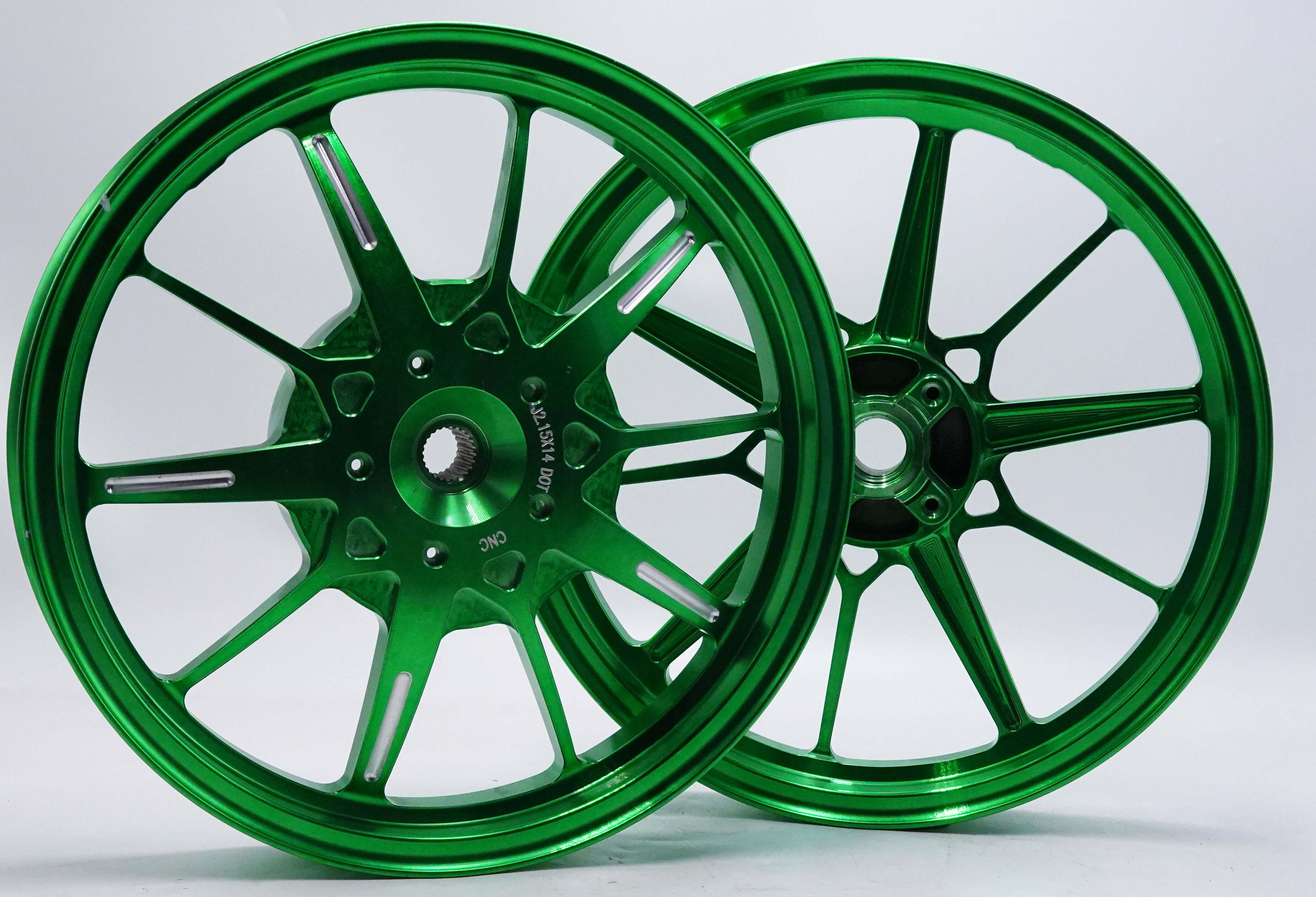 Wholesale New Condition 14 Inch Aluminum Alloy Motorcycle Wheels Perfect Fit for Mio 110/Mio125/M3/Vario110/Vario125 Front Rear