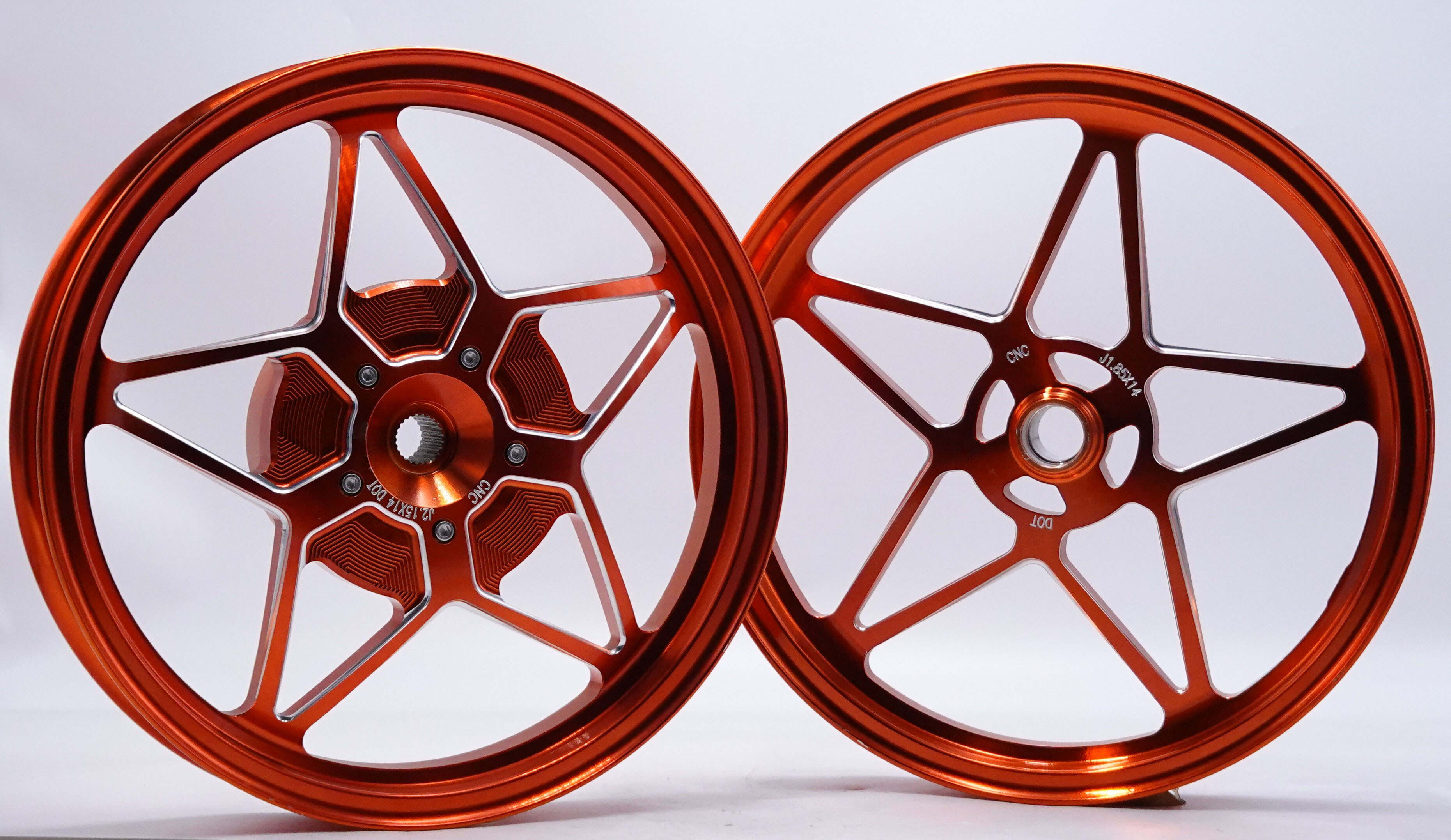 Hot Sale New Condition 14-Inch CNC Sport Rim Mags Wheel Perfect Fit for Mio Vario Motorcycle
