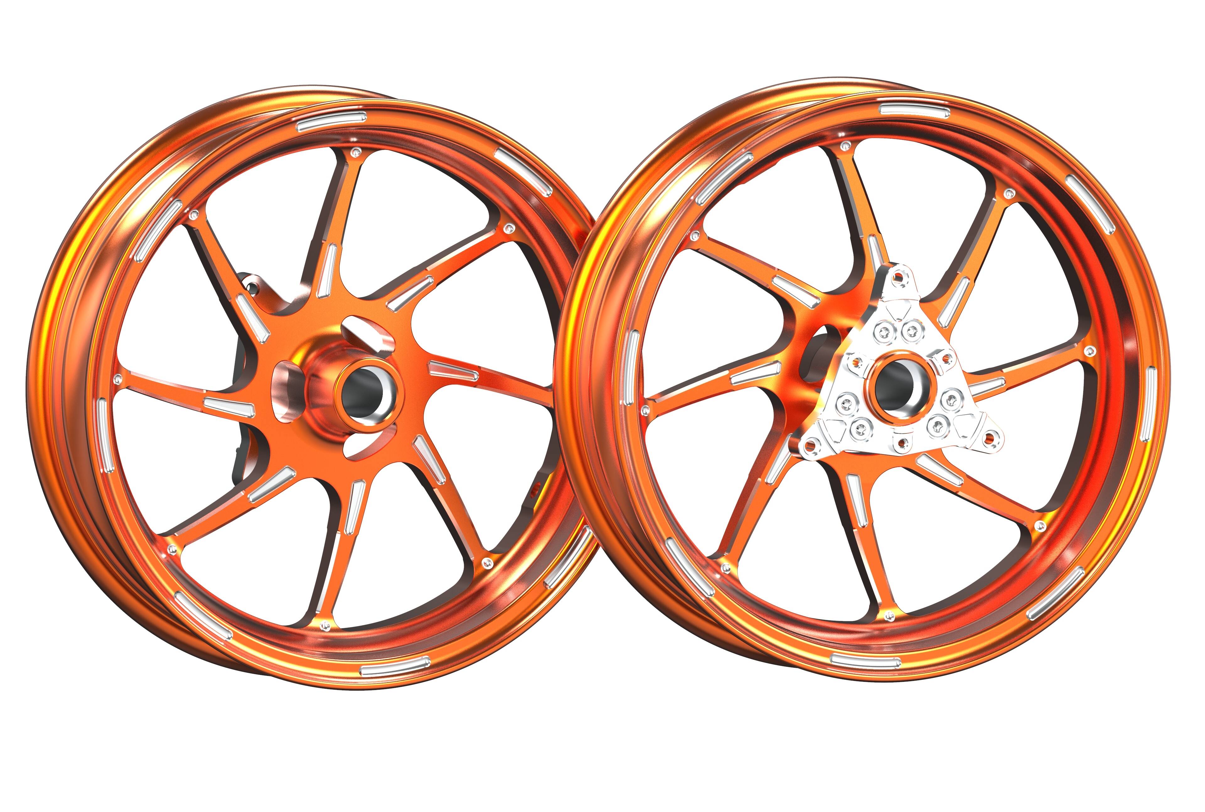 MT3.5x13 Lightweight Aluminum Forged Wheel Rim New Condition Front/Rear Disc Motorcycle Rim