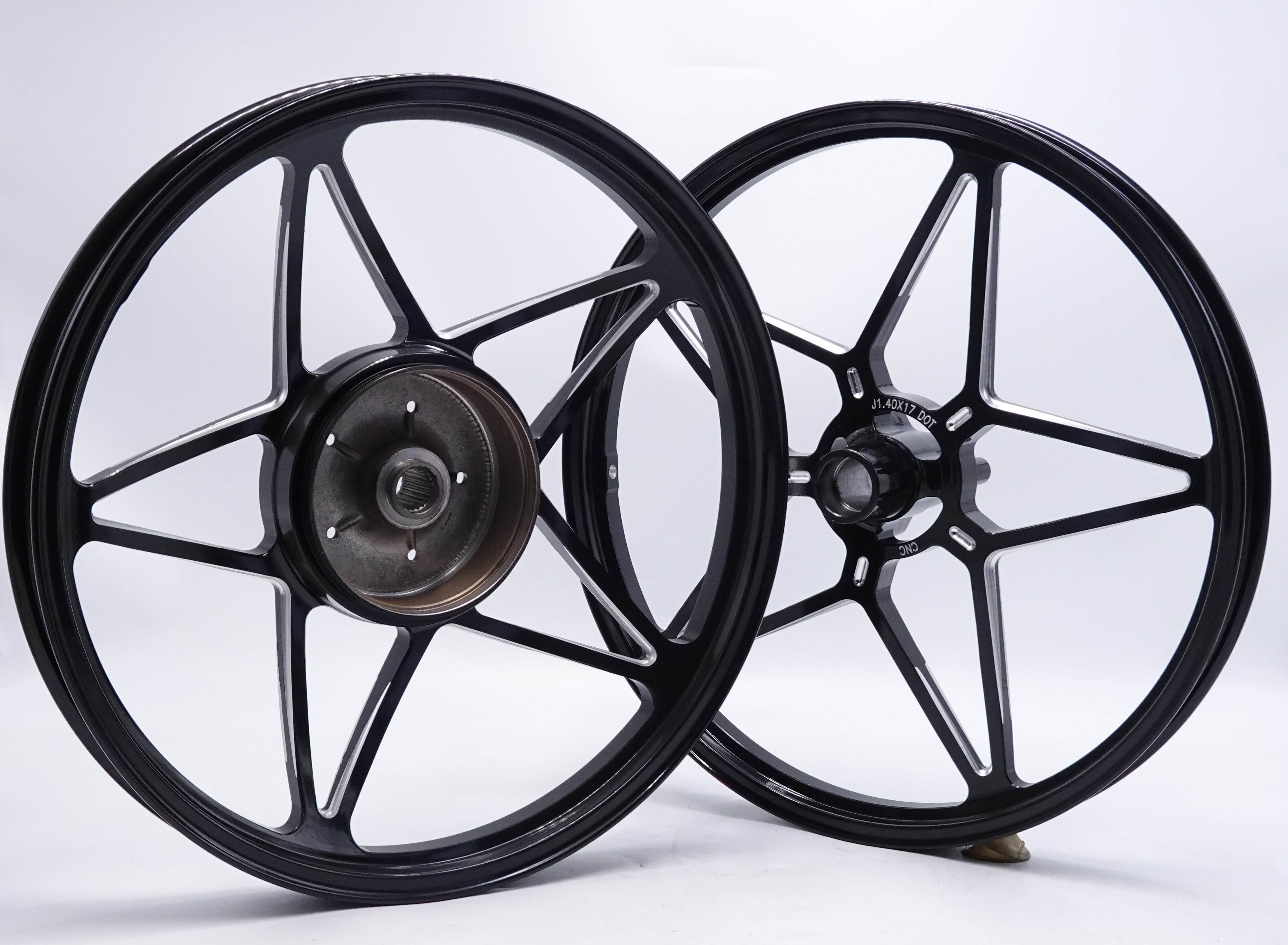 Hot Sale New Condition 17-Inch CNC Sport Rim Mags Wheel Perfect Fit for NVX155 Motorcycle-copy