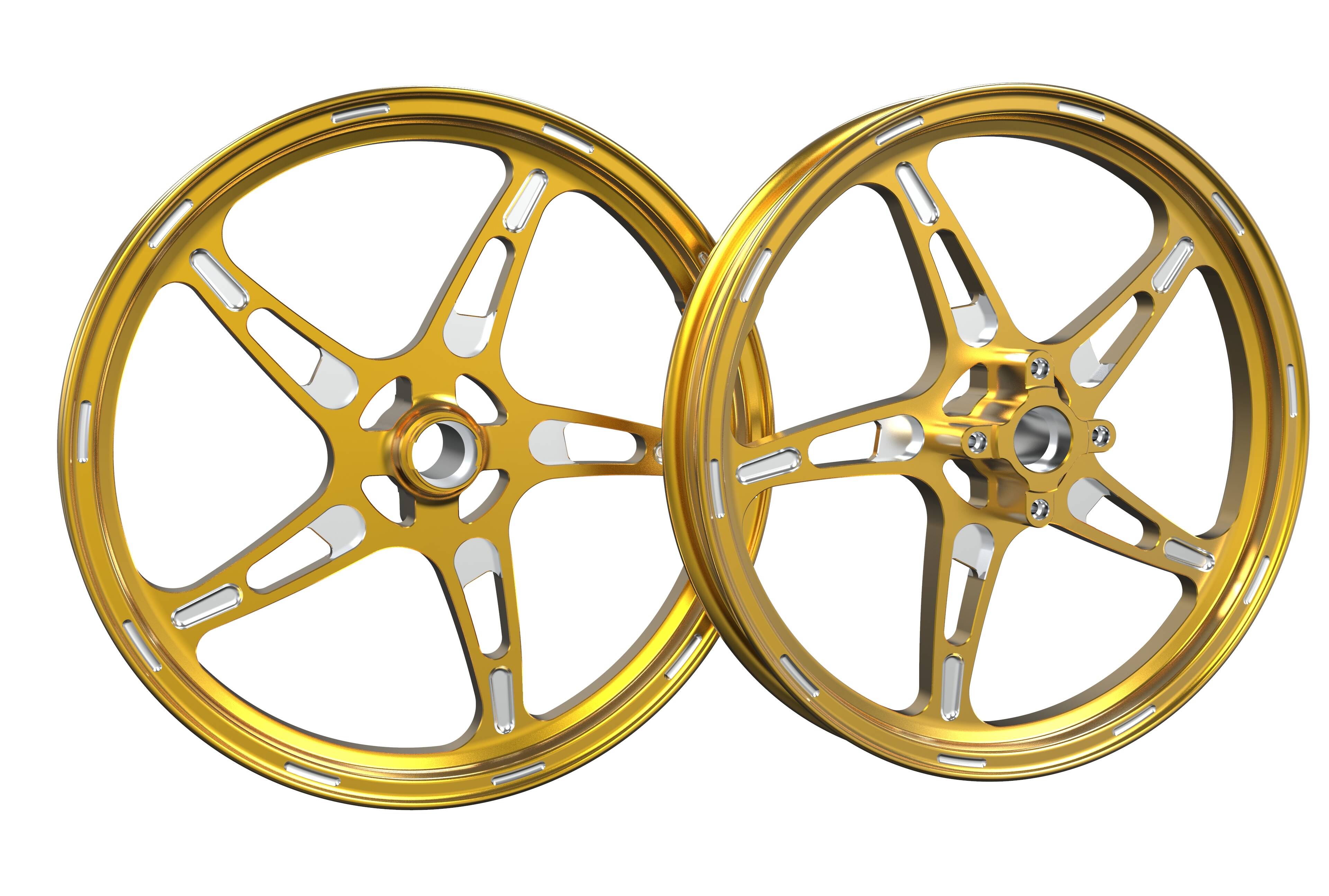 Lightweight Design Aluminum Alloy Modified Wheels for MIO110 125/VARIO 110 125 150 MT1.6X14/MT1.85X14 Motorcycle Rims