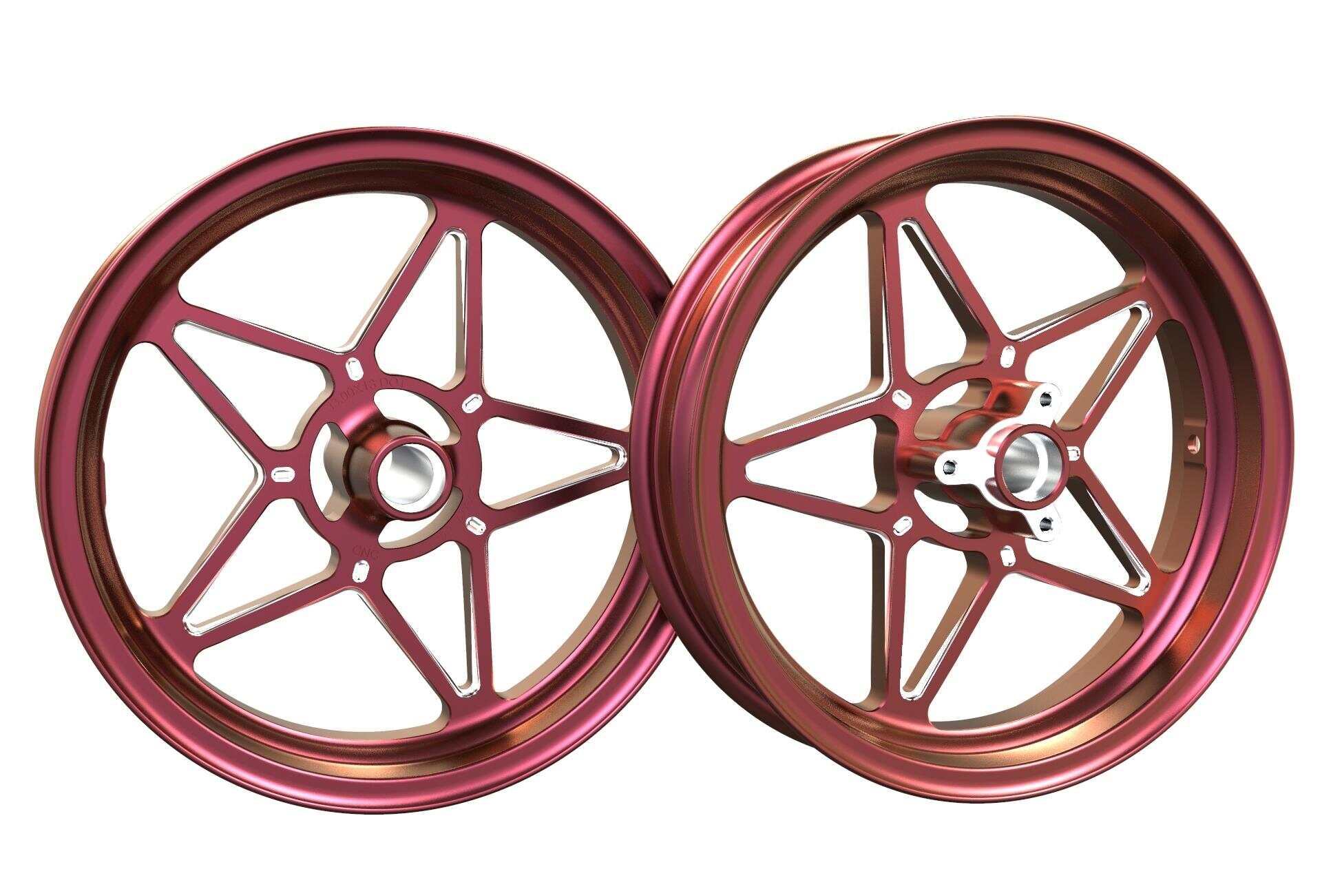 Hot Sale New Condition 13-Inch CNC Sport Rim Mags Wheel Perfect Fit for YAMAHA NMAX  Motorcycle