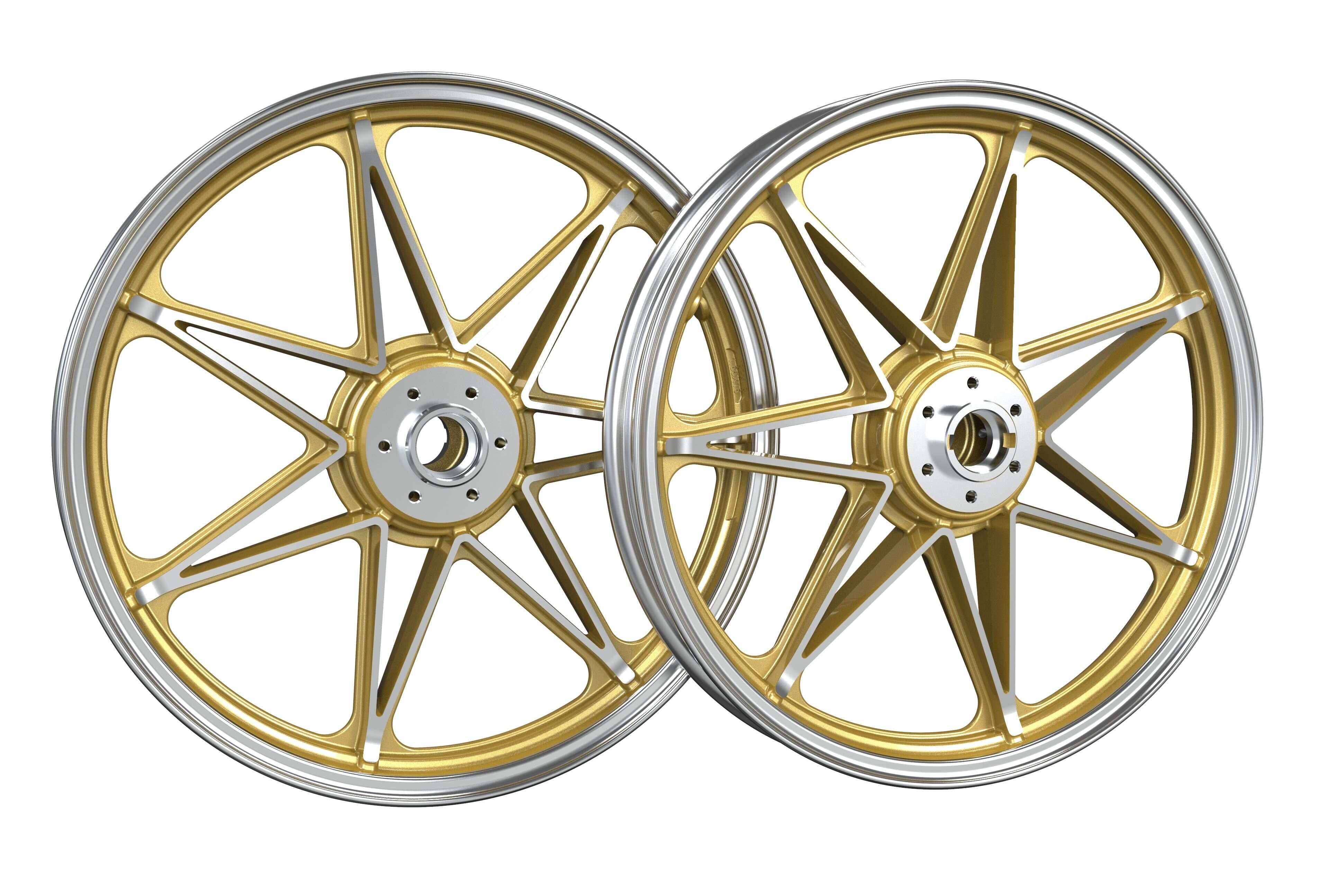 China's New Front Type Rear Wheel Disc/Drum Brake Aluminum Alloy Motorcycle Wheel Hub Models MT1.85X18/MT2.15X18-copy