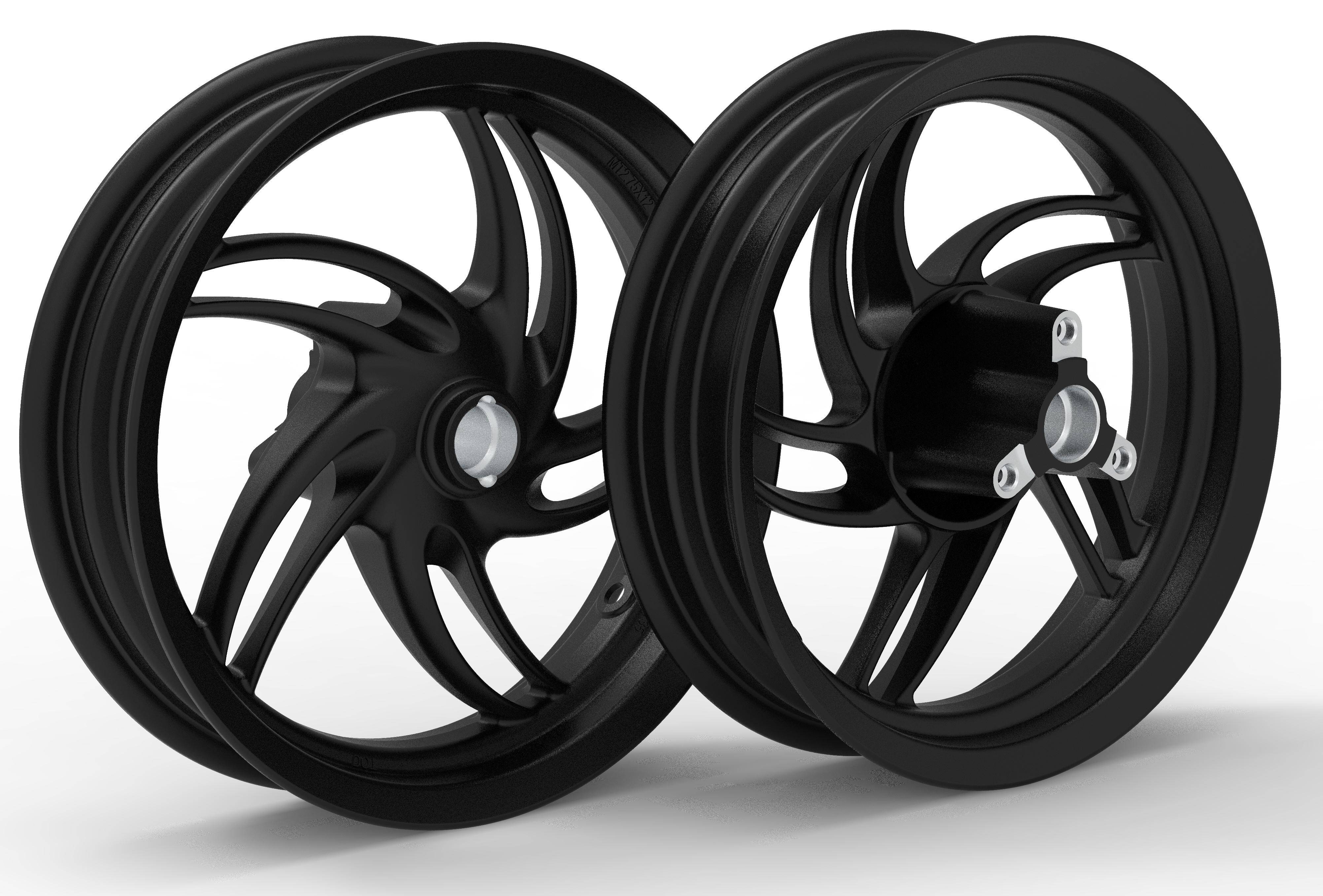 New Condition CNC MT2.75X12/MT3.0X12 Motorcycle Wheels Disc/Drum Wheel Rims Parts High Quality Parts for Motorcycles