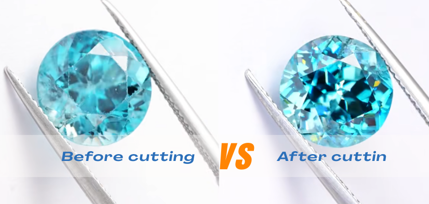 How to determine whether the cutting proportion of a gemstone is excellent?