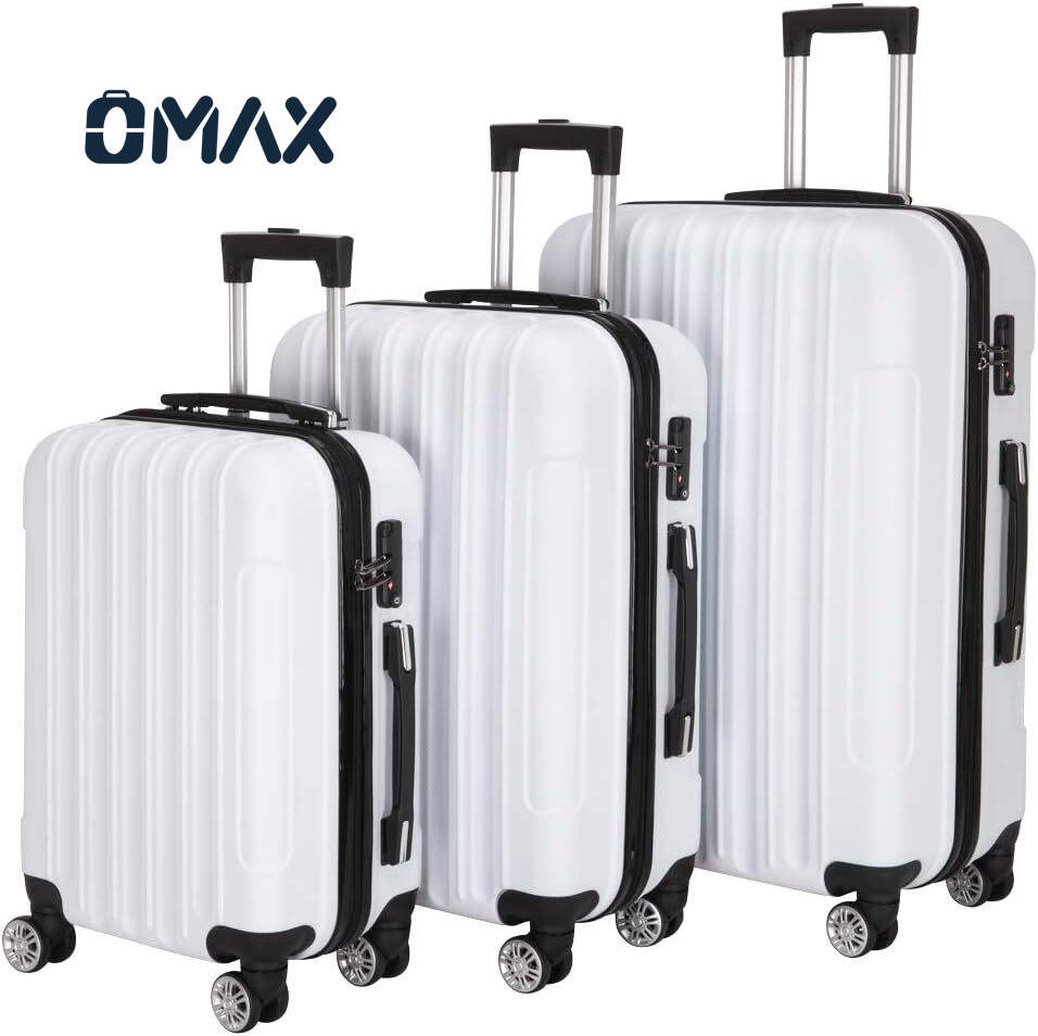 3-piece luggage sets, large capacity ABS suitcase, 4 spinner wheel luggage, waterproof travel suitcases, 20/24/28 inch luggage, TSA lock luggage, family travel luggage, lightweight luggage sets, organized trolley cases, durable spinner luggage