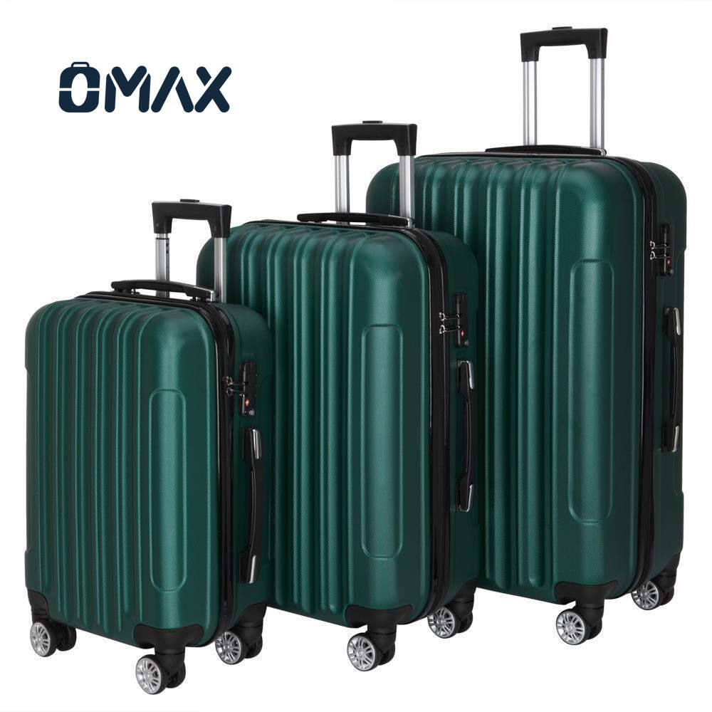 3-piece luggage sets, large capacity ABS suitcase, 4 spinner wheel luggage, waterproof travel suitcases, 20/24/28 inch luggage, TSA lock luggage, family travel luggage, lightweight luggage sets, organized trolley cases, durable spinner luggage