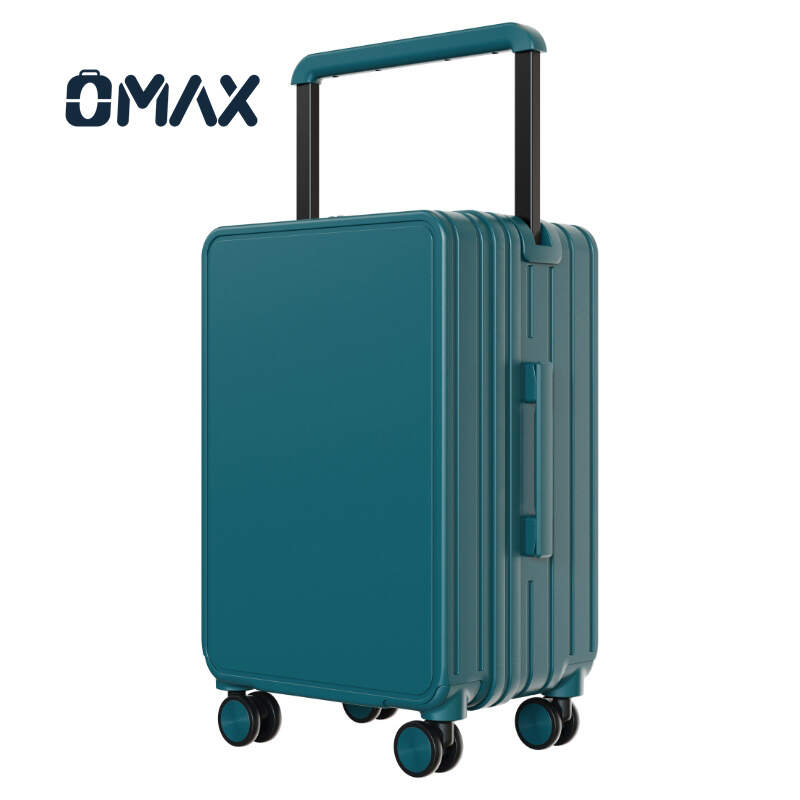 USB charging business luggage, mute wheel spinner suitcase, luxury PC carry-on, expandable trolley suitcase, laptop-friendly luggage, gray travel suitcase, corporate travel gear, premium spinner caster, quick-access luggage, all-in-one organizer suitcase