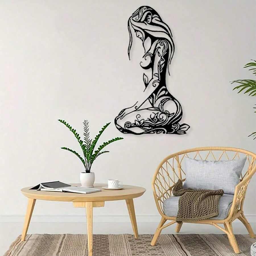 Kneeling Woman Metal Wall Art – Modern Home Decor Manufacturer China Export