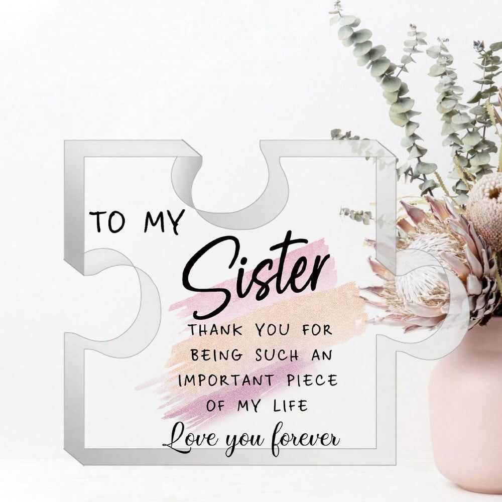 Sister Gifts Acrylic Plaque – Unique Sister Gift Supplier China B2B Export