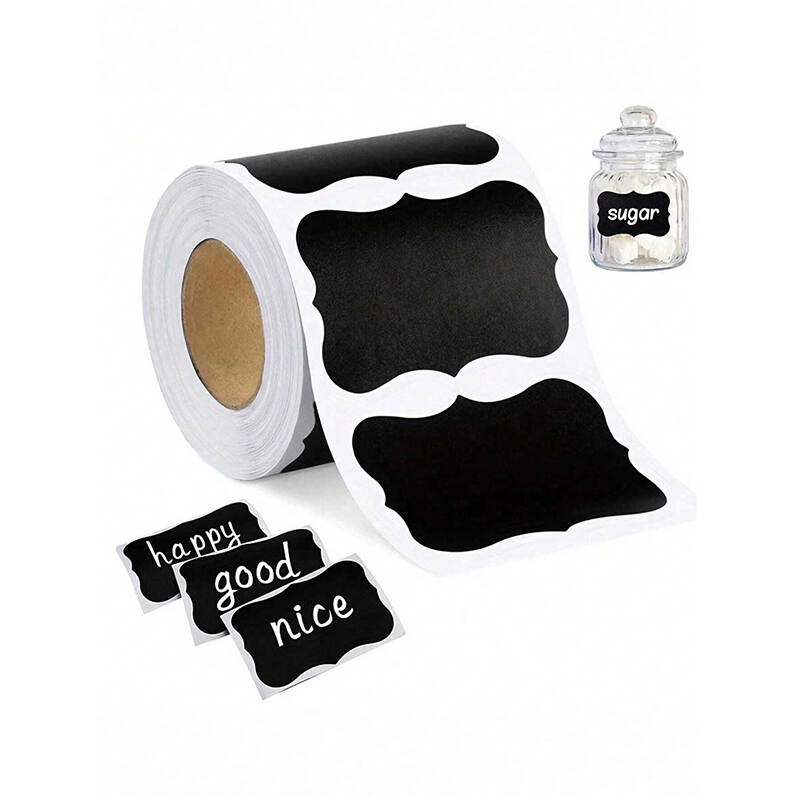 120pcs Chalkboard Jar Labels – Factory Supply Waterproof Kitchen Storage Label Stickers