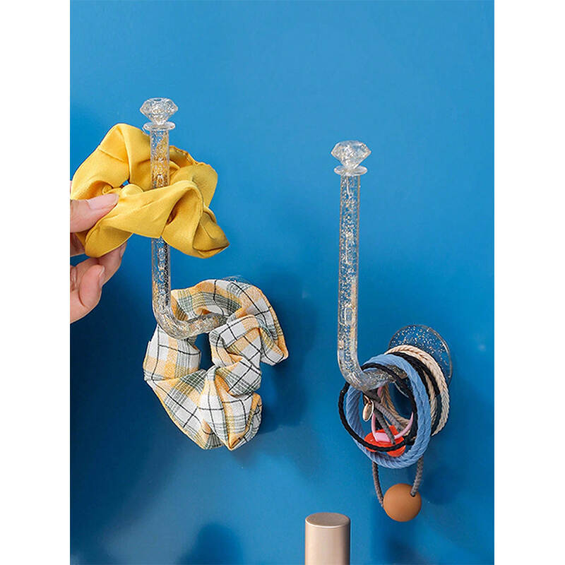 Hairband Organizer with Hooks – China Factory Wall Mounted Transparent Jewelry Holders
