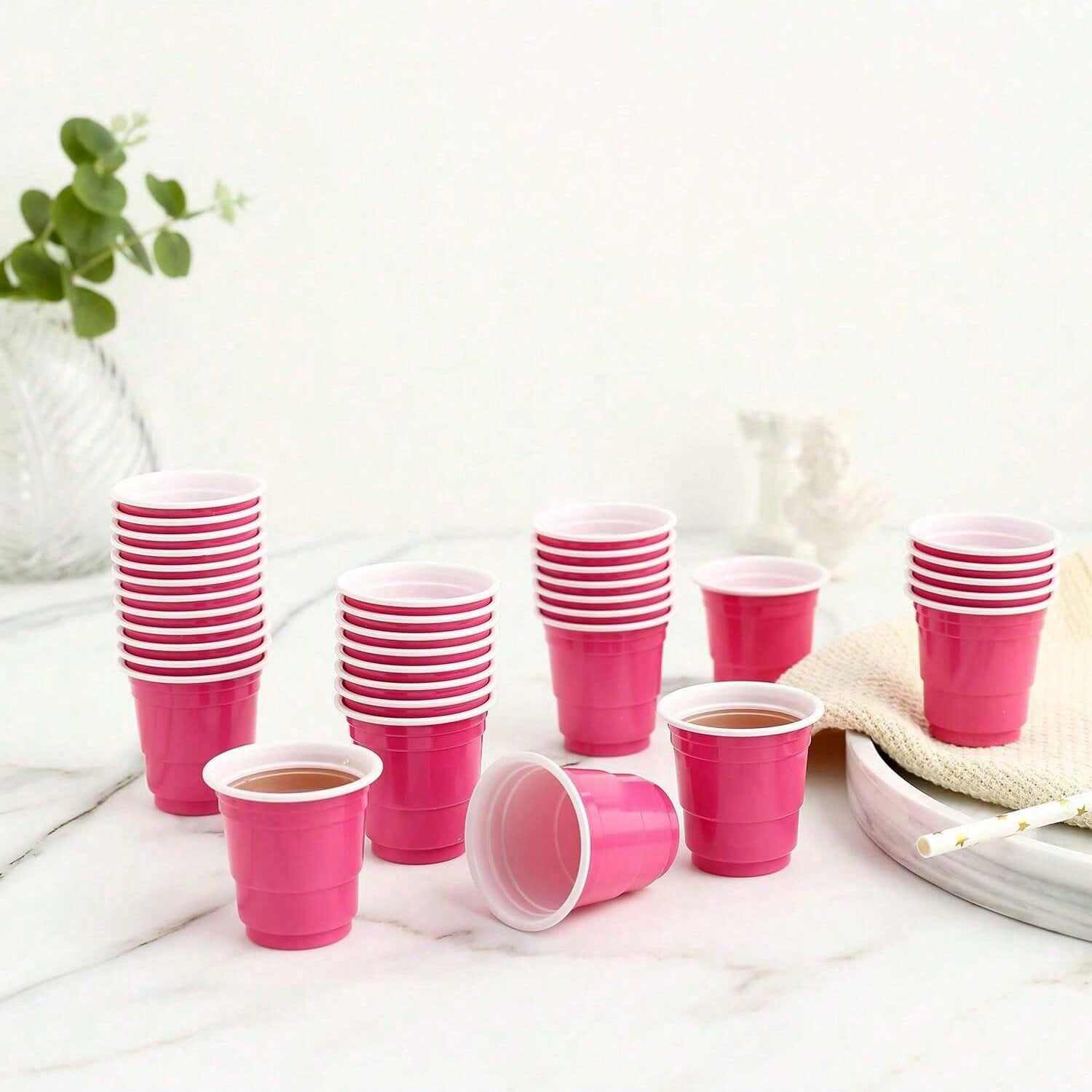 Bulk Pink Shot Cups Manufacturer | OEM 2oz Party Glasses Supplier from China