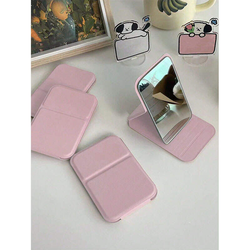 Portable Makeup Mirror Manufacturer | Foldable PU Leather Mirror Supplier OEM China