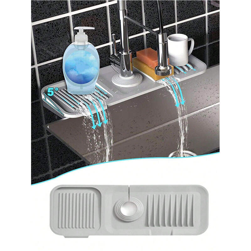 Silicone Sink Splash Guard Pad | Kitchen Anti-Slip Water Drain Mat Manufacturer | OEM China
