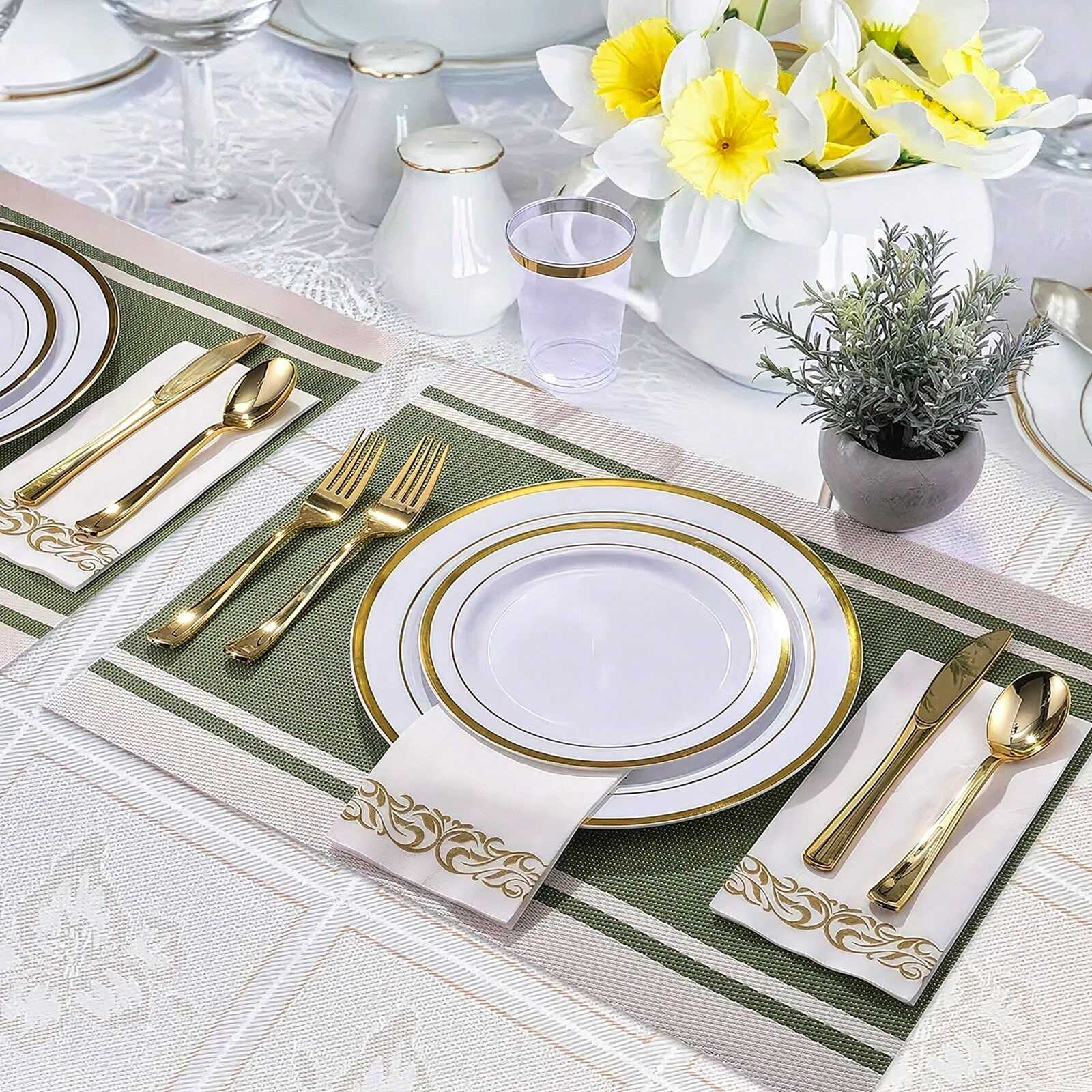 Gold Disposable Cutlery Set Wholesale – Party Supplies Exporter from China
