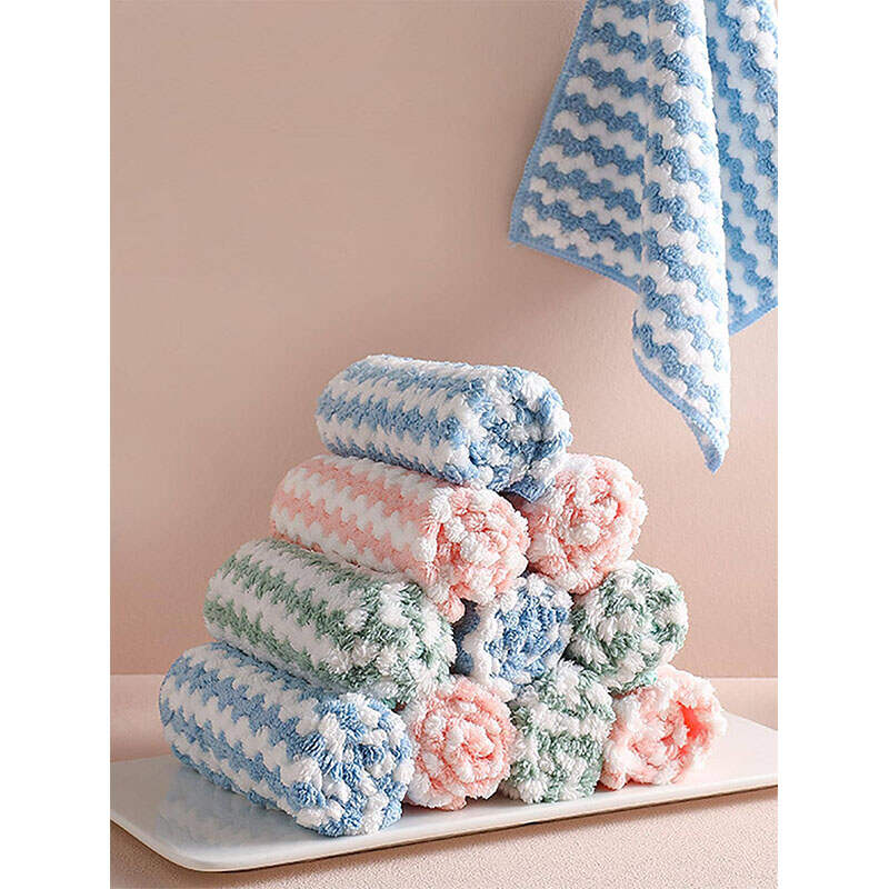 Coral Fleece Kitchen Dishcloth OEM – Thick Cleaning Rag Supplier China