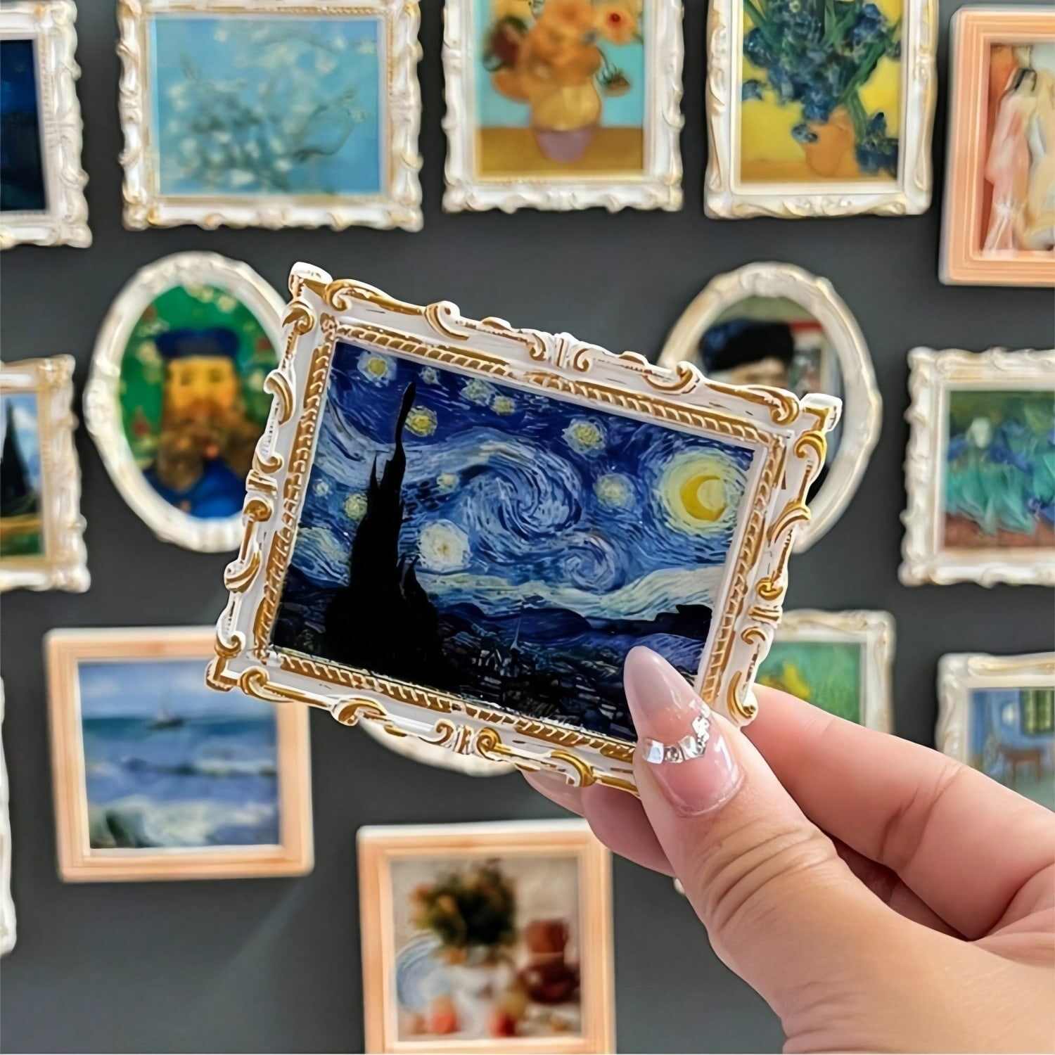 Van Gogh Art Fridge Magnet | Creative 3D Magnetic Frame Supplier from China