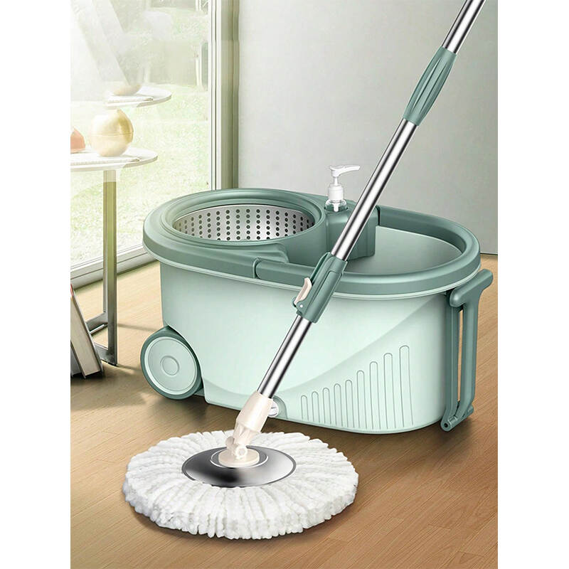 Rotary Mop Hand-Free Floor Cleaner | OEM Lazy Dehydration Mop Factory China