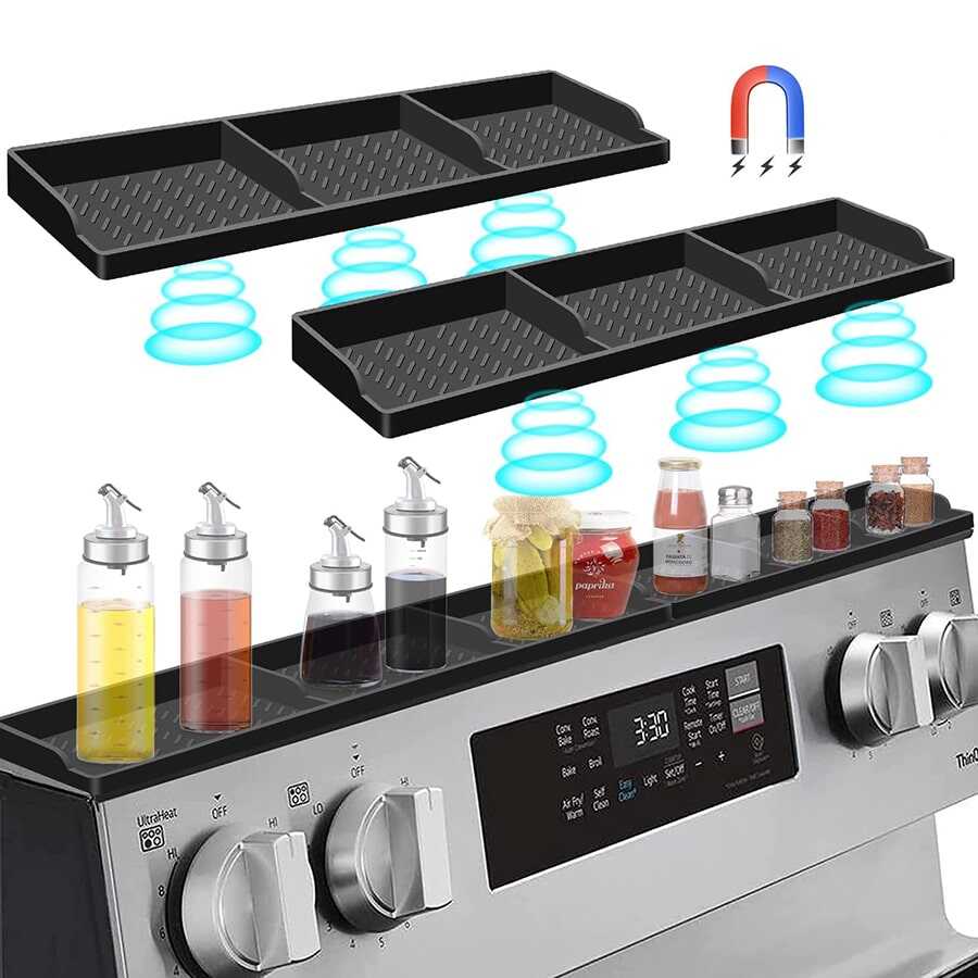 Magnetic Stove Top Shelf Factory | Silicone Spice Rack OEM Supplier China Wholesale