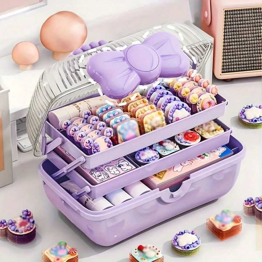 Cartoon Hair Accessory Storage Box Factory | Large Capacity Organizer OEM Exporter