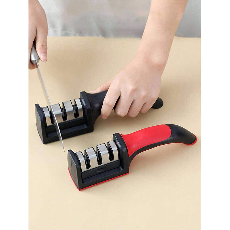 3-Stage Knife Sharpener Supplier | Non-Slip Base Sharpening Tool OEM Factory China