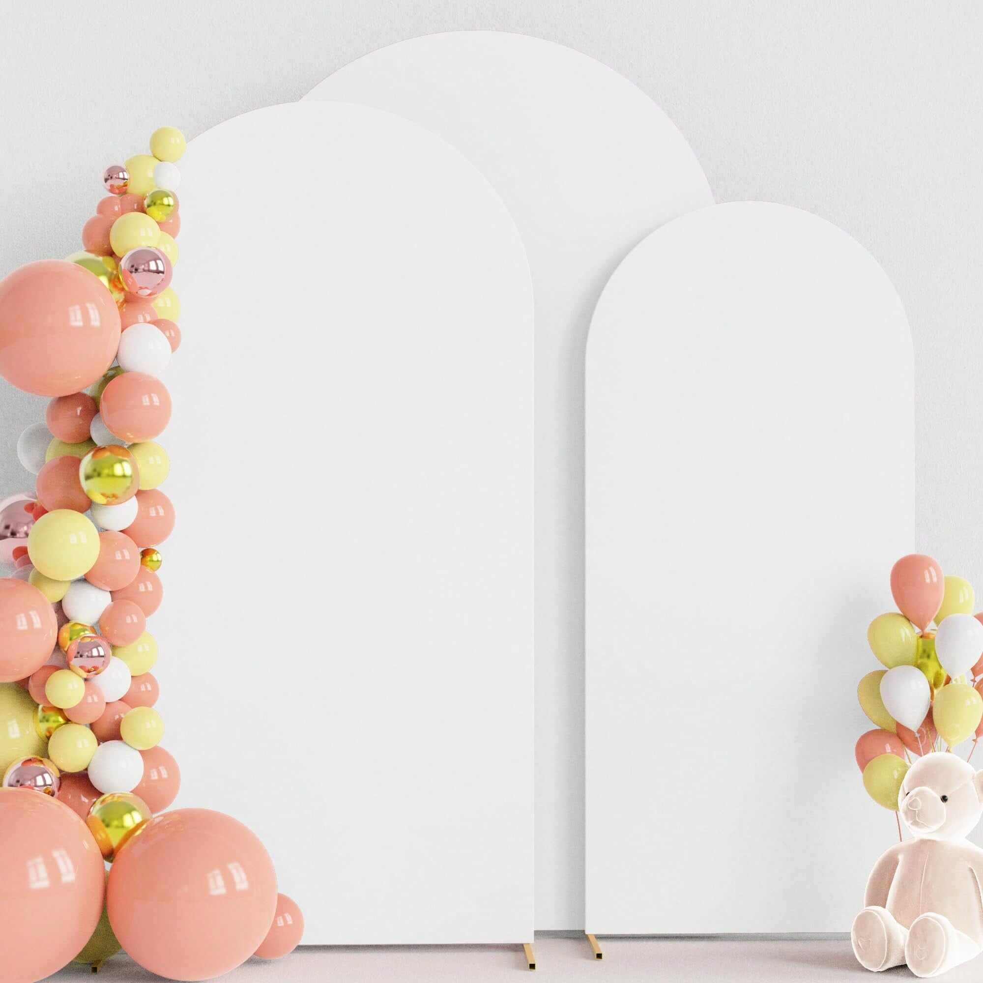 White Wedding Arch Cover Fabric | Spandex Stretch Backdrop Supplier | Yiwu Market Agent
