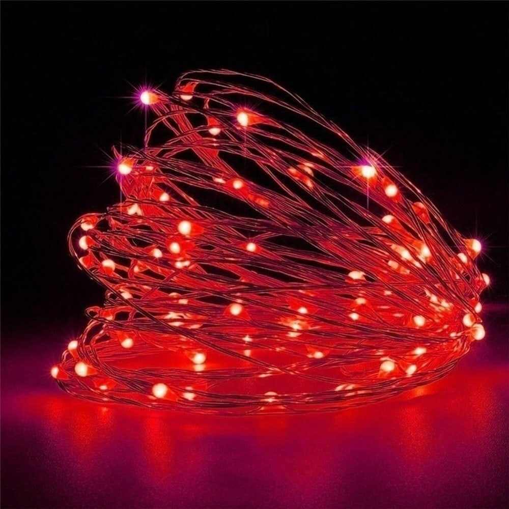 LED Fairy String Lights 2m 20 LEDs | Battery Powered Decorative Supplier | Yiwu Sourcing