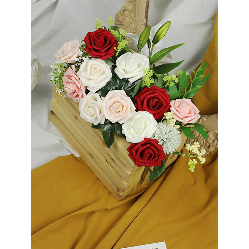 Artificial Foam Roses Bouquet for Wedding | Bulk Manufacturer & Private Label Supplier