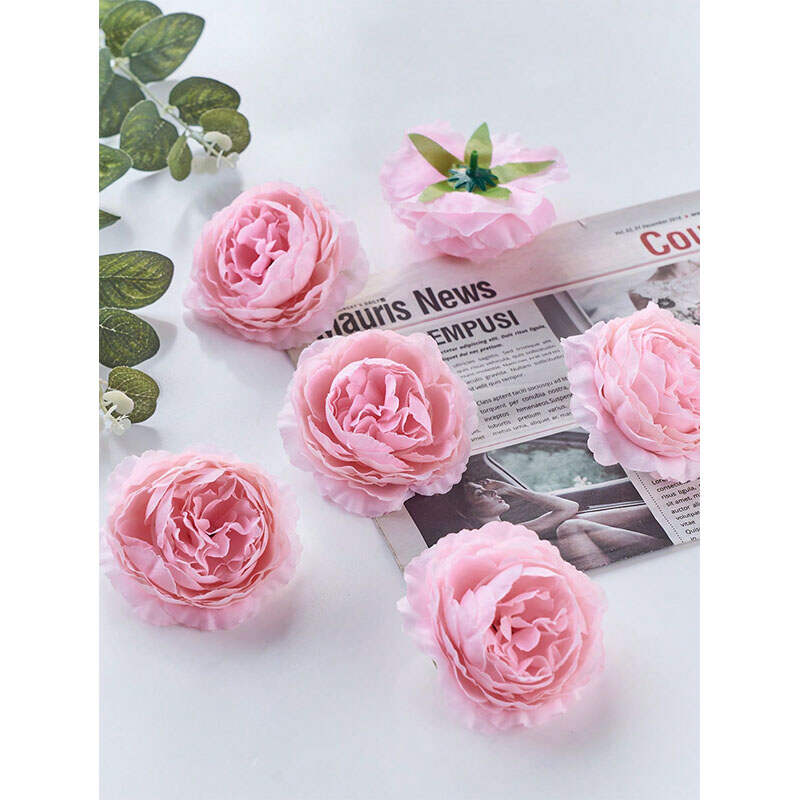 Simulated Peony Flower Heads | China Artificial Floral Decor Supplier