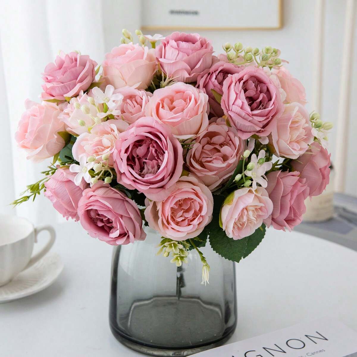 Artificial Peony & Hydrangea Bouquets | Silk Wedding Flowers OEM Factory