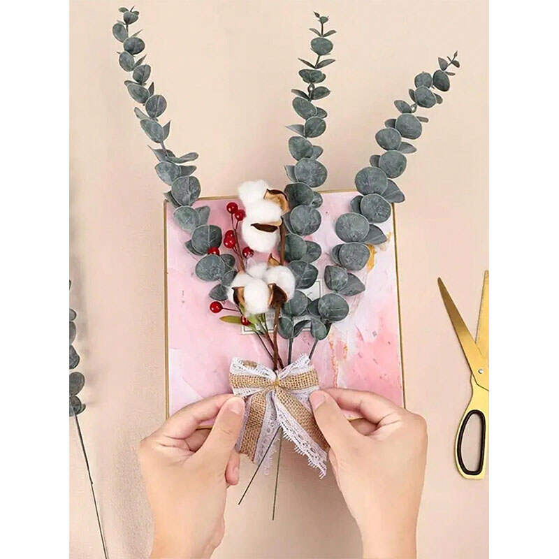 Artificial Eucalyptus Stems Wholesale | China Faux Greenery Plants Supplier